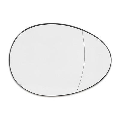 Unique Bargains Mirror Glass Heated with Backing Plate Passenger Side for Mini Cooper 2007-2015 1PC