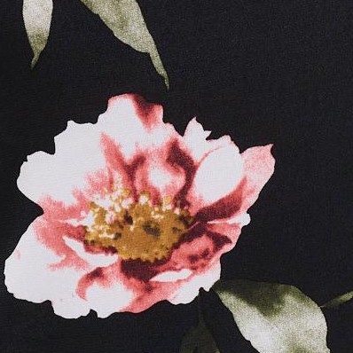 black floral