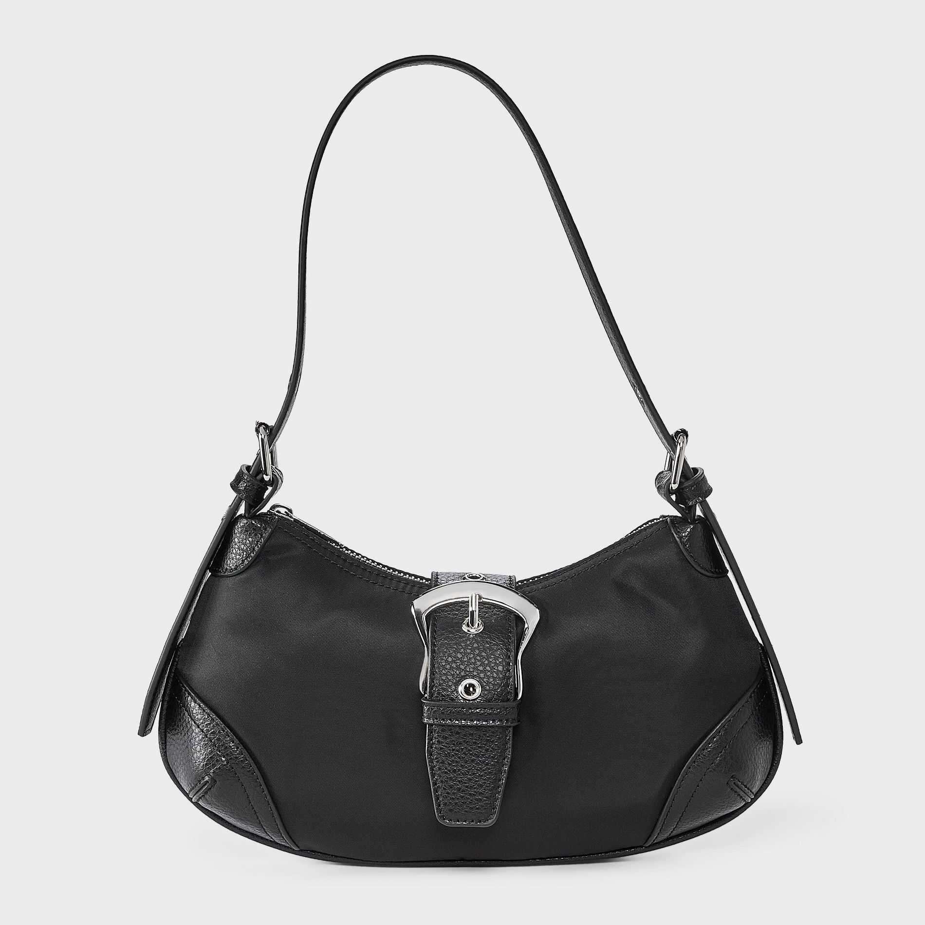 Curved Buckle Shoulder Bag - Wild Fable™
