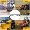 Garvee Heavy-Duty Skid Steer Mount Plate, 1/4" Thickness and 3000LBS Weight Capacity, Easy to Weld or Bolt to Different Accessories - 2 of 4