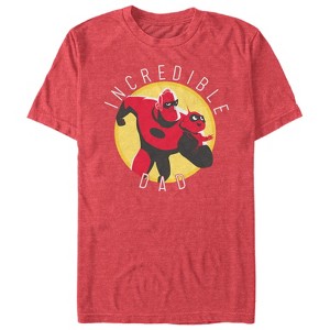 Men's The Incredibles 2 Incredible Dad Circle T-Shirt - 1 of 4