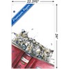 Trends International Snowtap - Snow Leopard Reading Unframed Wall Poster Prints - 3 of 4