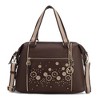 MKF Collection Francis Tote Women's handbag 3-D flowers with Keychain by Mia K - 2 of 4