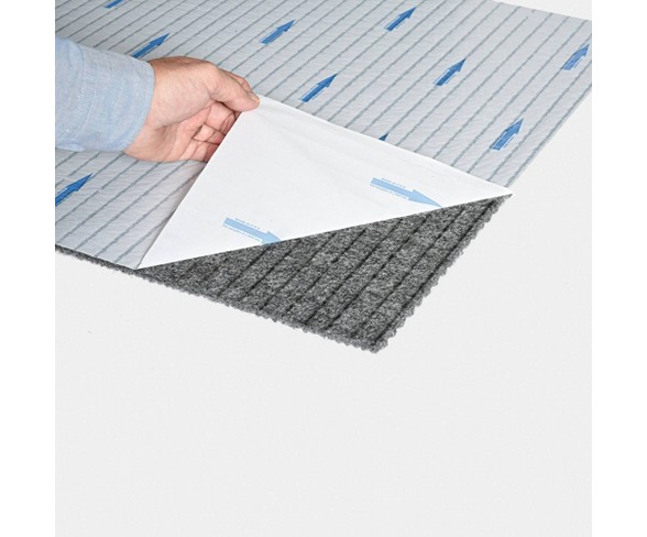24" 15pk Flat Carpet Tiles Black - Foss Floors