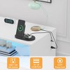 Baby Changing Table Dresser with Drawers, Power Outlet & LED Light - Nursery Organizer with Metal Feet for Newborns - 3 of 4