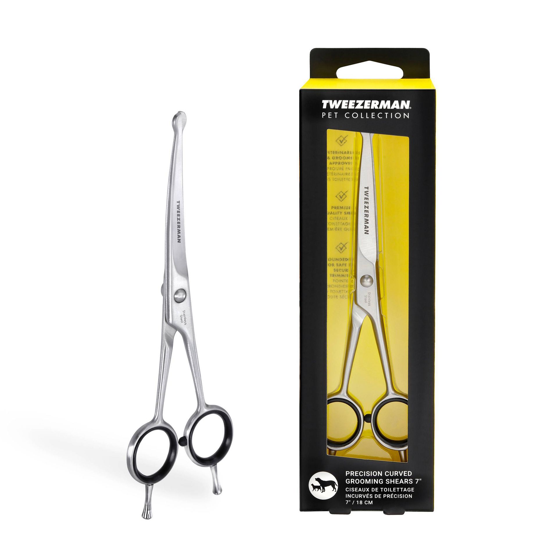Tweezerman 7" Curved Grooming Shears