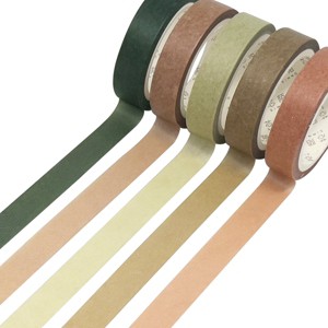 Wrapables Solid Color Washi Tape (Set of 5) - 1 of 4
