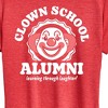 Women's - Instant Message - Clown School Alum Short Sleeve Graphic T-Shirt - 2 of 4
