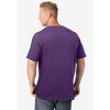 KingSize Men's Big & Tall Shrink-Less Lightweight Longer-Length V-Neck T-Shirt - 3 of 4