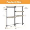 CuisinSmart 5-Tier Laundry Room Shelves, Heavy Duty Washer Dryer Shelf, Freestanding Laundry Drying Rack for Home balcony - 2 of 4