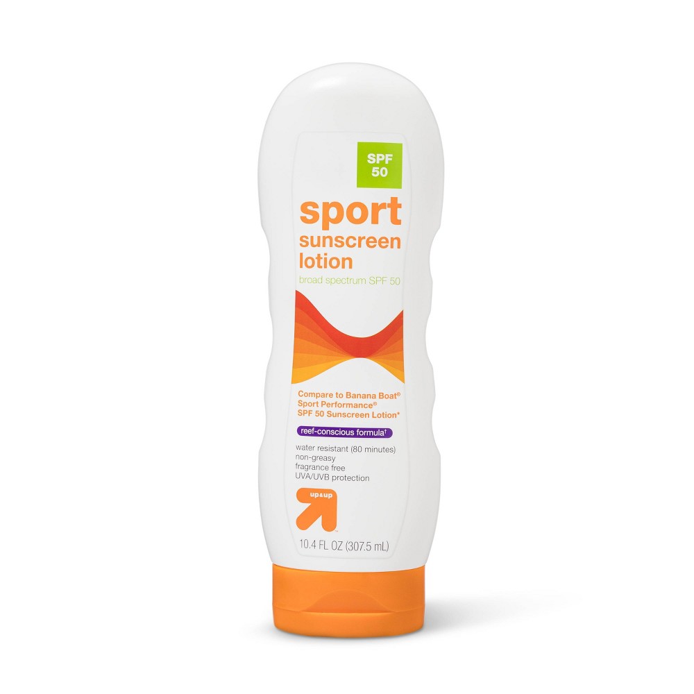 Photos - Cream / Lotion Sport Sunscreen Lotion - SPF 50 - 10.4 fl oz - up & up™