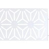 Grungis Matrix Metal Decorative Patio Screens,Freestanding Privacy Fence Panels in Flower Shape Pattern for Deck Balcony Patio,76" H×48" W - 3 of 4