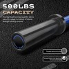 4FT Barbell Weight Bar, 500lbs Capacity Straight Weight Bar for Weightlifting and Power Lifting, Workout Barbell Fit 2'' Standard Weights - 4 of 4