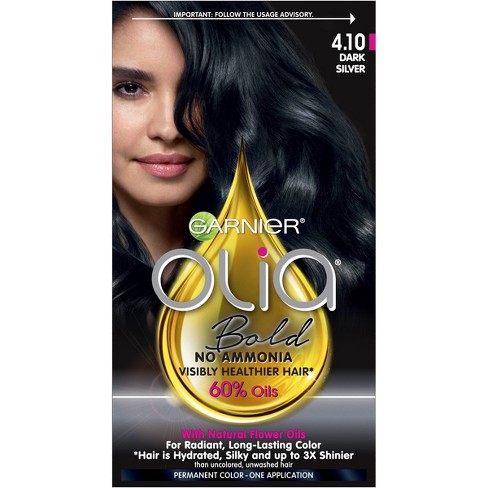 Garnier Olia Bold Permanent Hair Color 4 10 Dark Silver Target
