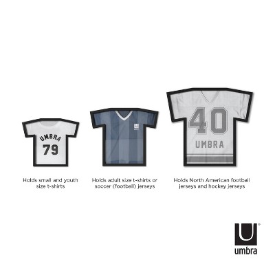 Classic Black Acrylic Wall-Mounted T-Shirt Display Frame