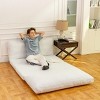 CAVINAS Faux Fur Folding Bean Bag Chair,Lazy Floor Sofa Chair with High Density Memory Foam,Cozy Lounge Chair for Living Room - 4 of 4