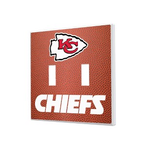 NFL AFC Teams Football Hidden-Screw Light Switch Plate for Double Toggle - 1 of 4
