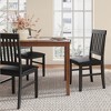Heynemo Wooden Dining Chairs Set of 2, Modern Dining Chairs with Solid Wood Legs, 350LBS Capacity, Faux Leather Accent Side Seat for Kitchen - 3 of 4