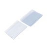Unique Bargains Light Blue Plastic ID Card Holder 1 Card Capacity Badge Holder 11.5 x 9.5 cm 5 Pcs - 3 of 4