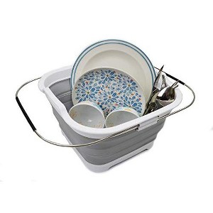 SAMMART 12L (3.17 Gallon) Expandable & Collapsible Dish Drainer - 1 of 4