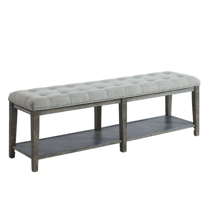 Wixam Tufted Bench Beige/Brown - HOMES: Inside + Out, 1 of 10