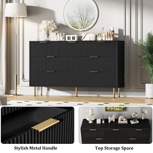 7-Drawer Storage Cabinet – Made of Wooden Particle Board with Blister Door Panel, Features Modern Design, Versatile for Home and Office Spaces - 1 of 4