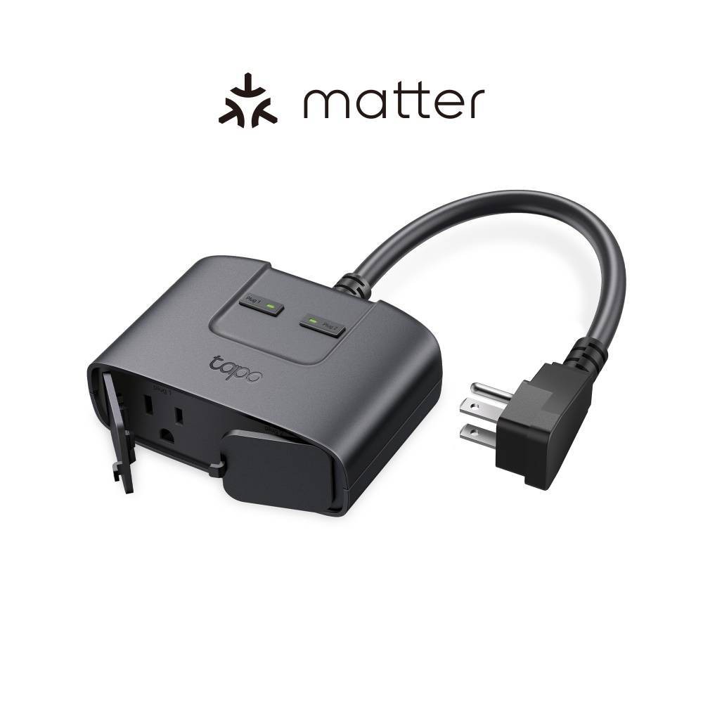 Photos - Smart Plug TP-LINK Tapo Outdoor Plug : Dual Outlet Adapter, 15A, Compact Design (TP25)