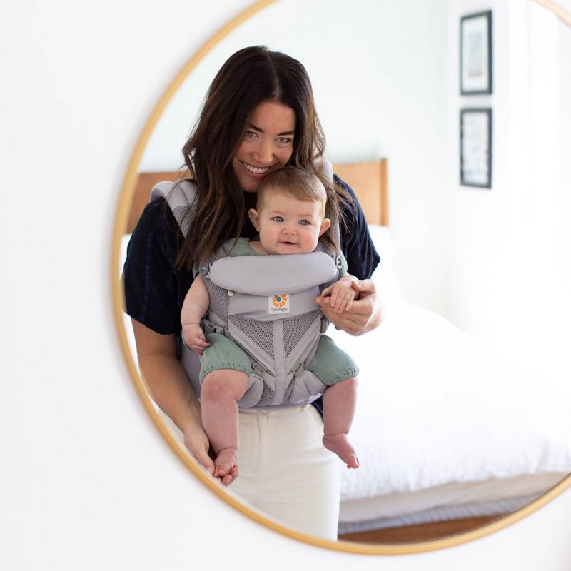 Ergobaby Omni 360 Cool Air Mesh All Position Breatheable Baby Carrier with Lumbar Support, 5 of 13