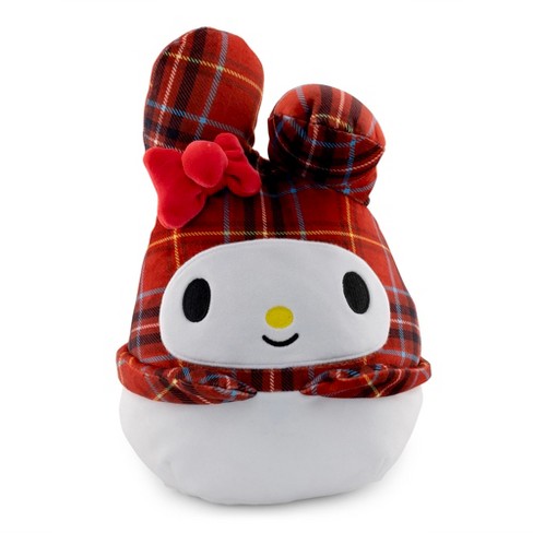 Squishmallows 8 Hello Kitty My Melody Red Plaid 