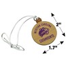 Western Carolina Catamounts Mini Small Tiny Wood Christmas Tree Holiday Ornament - 4 of 4