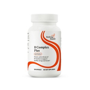 Seeking Health B Complex Plus, 100 Vegetarian Capsules - 1 of 4