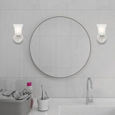 Designers Fountain Bronson 1 - Light Wall Light in  Brushed Nickel