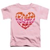 Teenaged Mutant Ninja Turtles Valentine's Totally Turtle Love Kids T Shirt For Toddler Boys And Girls, Pink - 2 of 4