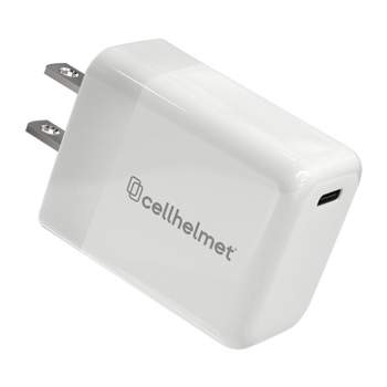 cellhelmet® 30-Watt Single USB-C® Power Delivery Wall Charger, White