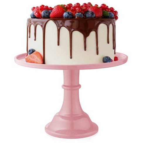 Wilton 2-in-1 Pedestal Cake Stand and Serving Plate, 10-Inch Round Stand