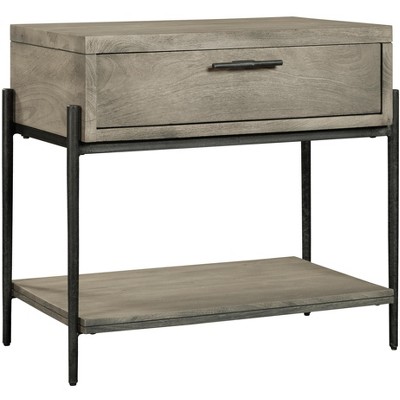 Hekman 24964 Single Drawer Night Stand Bedford Gray