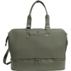 Max Studio Sport Nylon & Faux Leather Drop Bottom Duffel Bag - 2 of 4