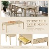 Whisen 7-Piece 78.1" Extendable Dining Table Set with 6 Upholstered Chairs - 4 of 4