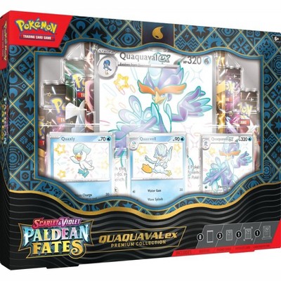 POKEMON TCG: SCARLET AND VIOLET: PALDEAN FATES: POKEMON EX PREMIUM COLLECTION - Shiny Quaxly