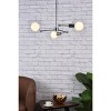 Elegant Lighting Furlong 3 lights chrome pendant - 2 of 4