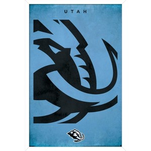 Trends International NHL Utah Mammoth - Logo 25 Framed Wall Poster Prints - 1 of 4