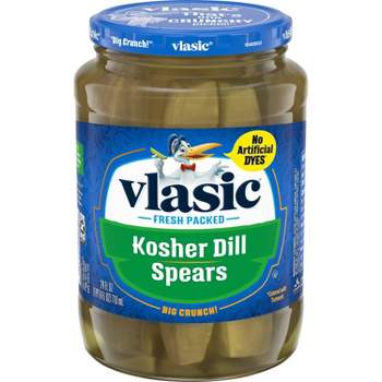 Vlasic Kosher Dill Pickle Spears - 24 fl oz