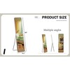 PAGED Rectangle Wall Mounted Full Length Mirror, Leaning Floor Full Body Mirror with Meatl Frame,Suitable for Bedroom - 3 of 4