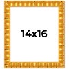 PosterPalooza | 14x16 Bamboo Picture Frame, UV Acrylic, 4 Finishes - Brown, Black, Gold, and Natural - 2 of 4