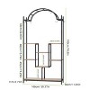 Artloge 5 Tier Tall Heavy Duty Metal Plant Stand Indoor Display Shelf Decorative Flower Shelves Pot Holder with 16 Hanging Hooks for Home Garden Patio - 3 of 4