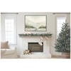 Kate & Laurel All Things Decor 28"x38" Sylvie Winter Landscape 6 Framed Canvas by Annie Quigley Gray Wash - 2 of 2