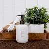 Pavilion Gift Company - Love Lives Here - Ceramic Soap/Lotion Dispenser - Soap Dispensers - 4 of 4