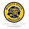 Evergreen Ultra-Thin Edgelight LED Wall Decor, Round, Wichita State University- 23 x 23 Inches Made In USA - 2 of 4