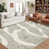 Washable Large Non Slip Living Room Rugs, Modern Abstract Soft Bedroom Carpet, Low Pile Floor Rugs for Dining Room Kitchen - 4 of 4