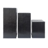 Set of 3 End Table Sofa Side Table Outdoor Coffee Table Accent Table Plant Stand, Square-Column MGO - ModernLuxe - 4 of 4